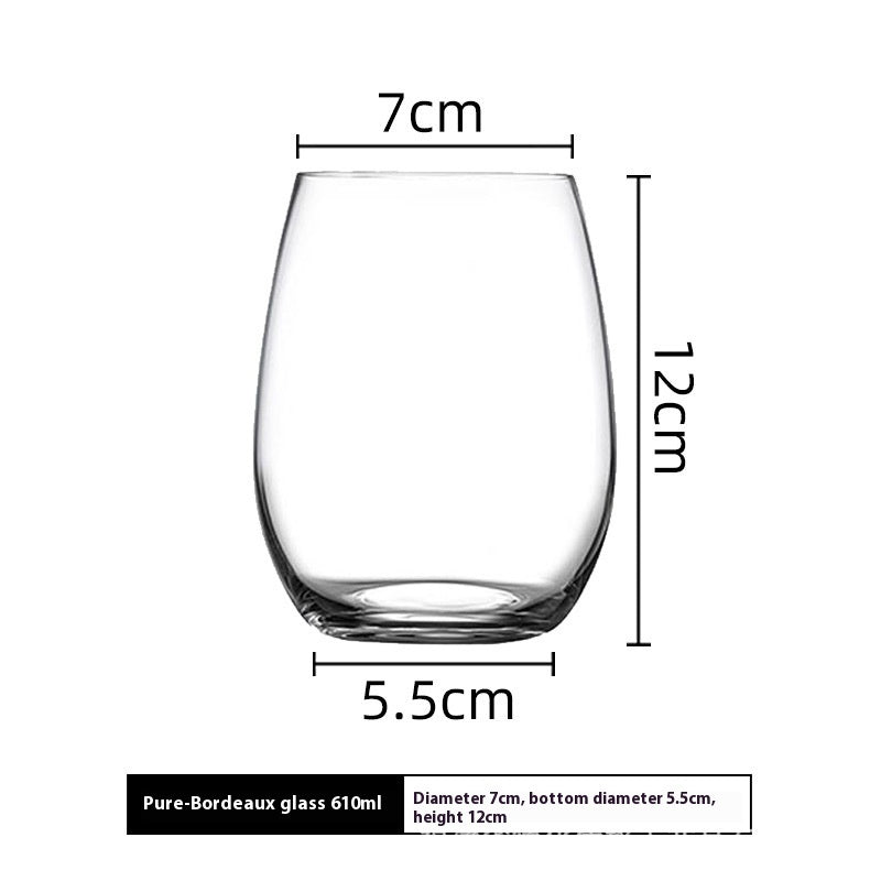 Turkey Lead Free Crystal Tumbler Glass Household Stemware Set