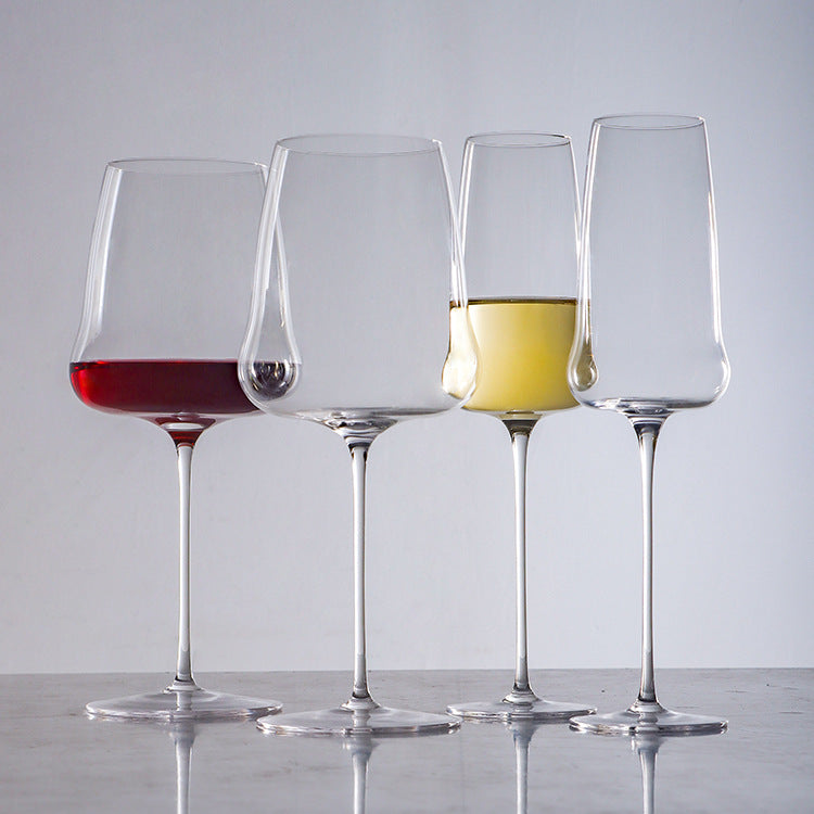 Handmade Ultra-Thin Crystal Bordeaux Glass Elegant Stemware