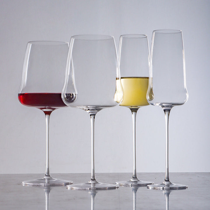 Handmade Ultra-Thin Crystal Bordeaux Glass Elegant Stemware