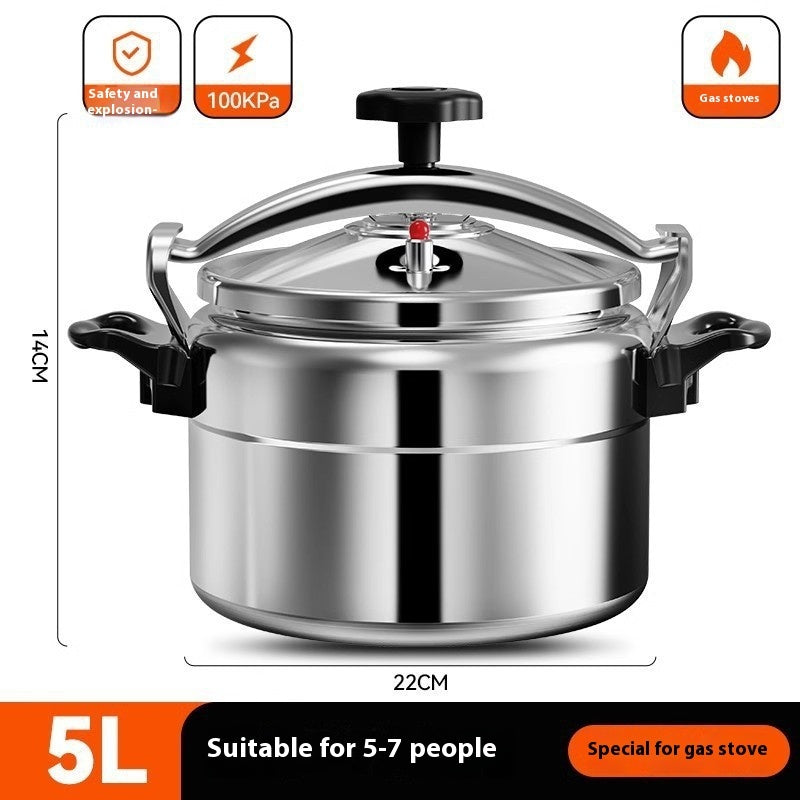 Large Capacity Explosion-Proof Gas Stove Pressure Cooker Household Kitchen Pot