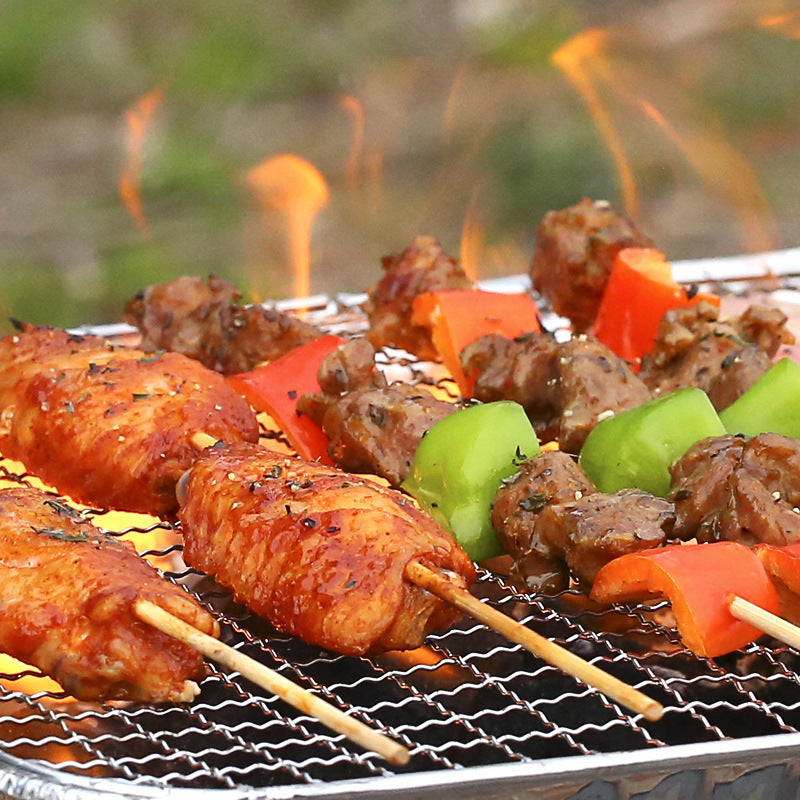 Portable Household Small Charcoal BBQ Grill Stove