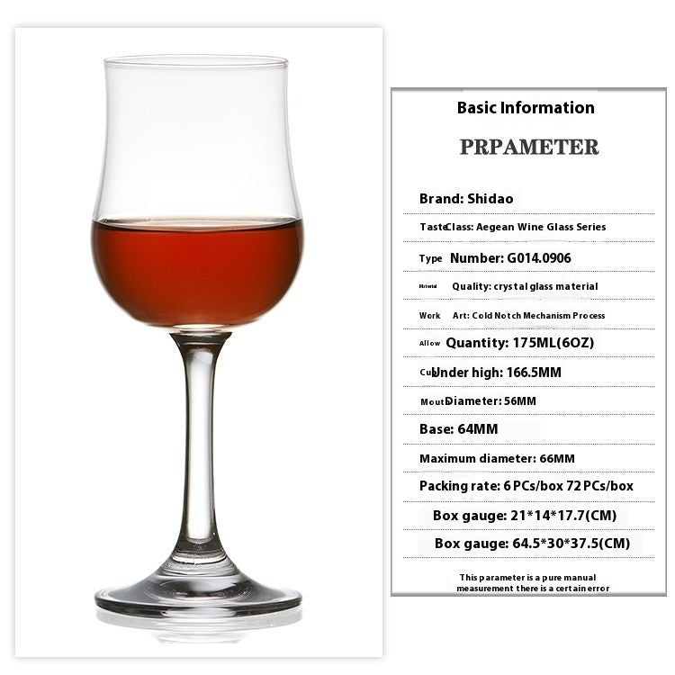 Tulip Shape Crystal Dessert Glass Elegant Stemware
