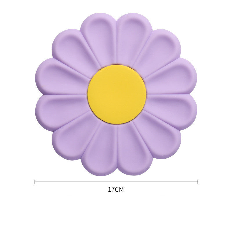 Daisy Flower Silicone Placemat Insulation Kitchen Decor