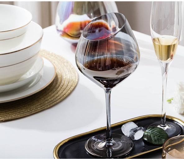 Crystal Wine Glass Set Red Wine Champagne Goblet Stemware