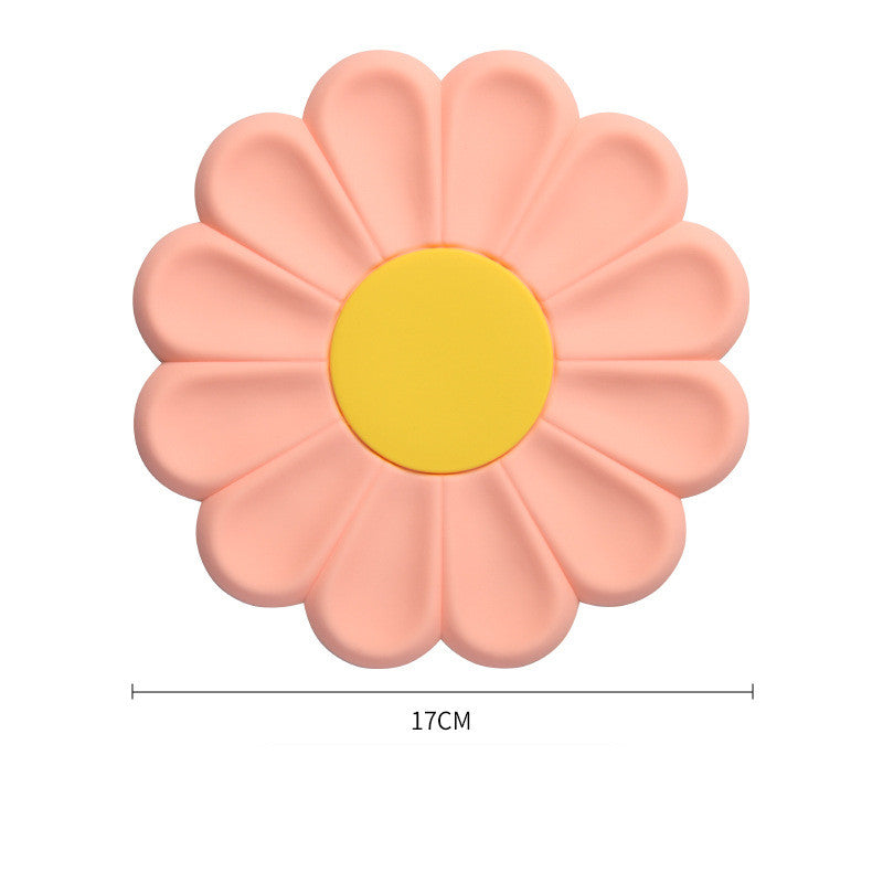 Daisy Flower Silicone Placemat Insulation Kitchen Decor