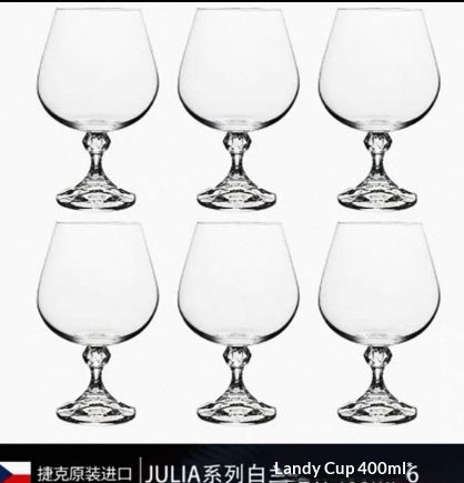 Elegant Crystal Brandy Glass Stemware Goblet