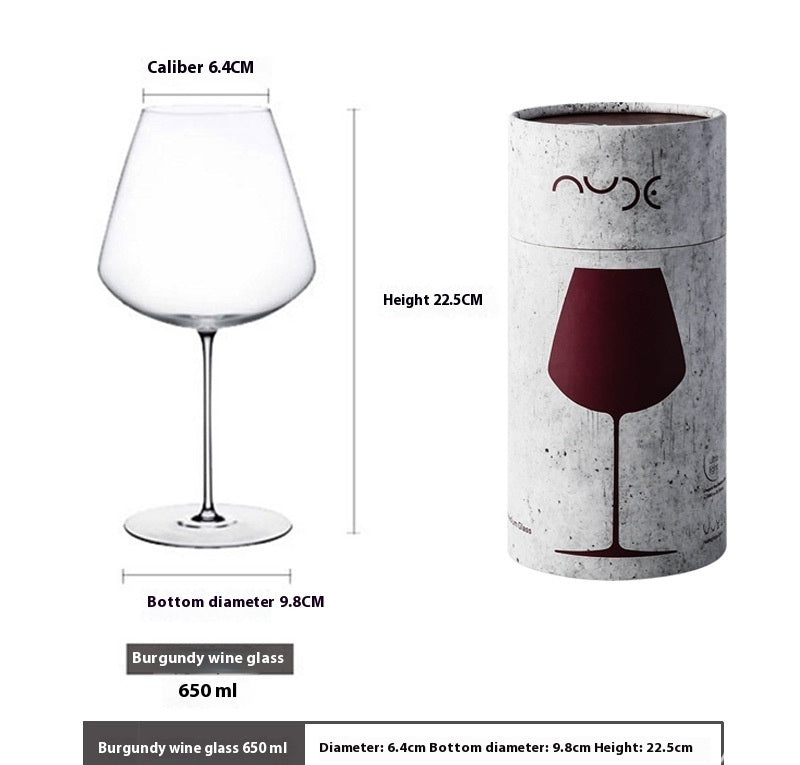 Ultra Thin Crystal European Style Goblet Large Stemware Glass