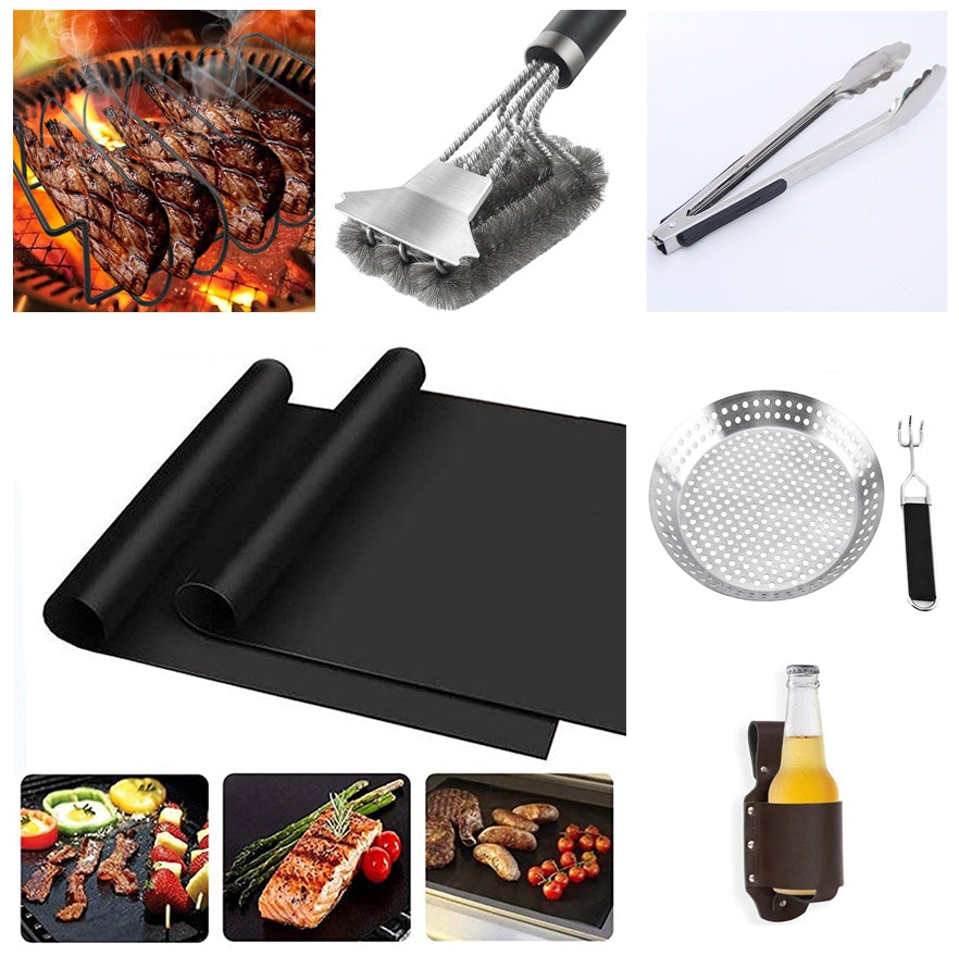 Non Stick BBQ Grill Steak Chicken Cooking Grill Tools