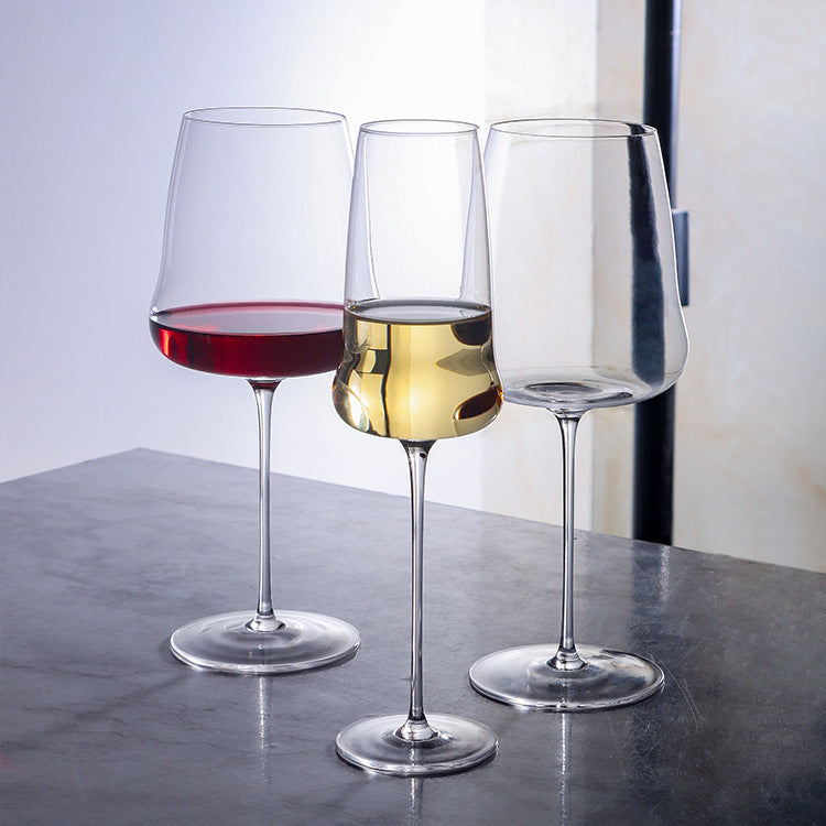 Handmade Ultra-Thin Crystal Bordeaux Glass Elegant Stemware