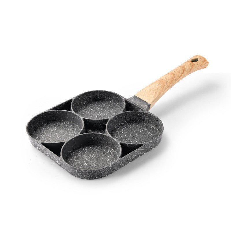 4-Hole Nonstick Egg Frying Pan Breakfast Skillet Household Pan