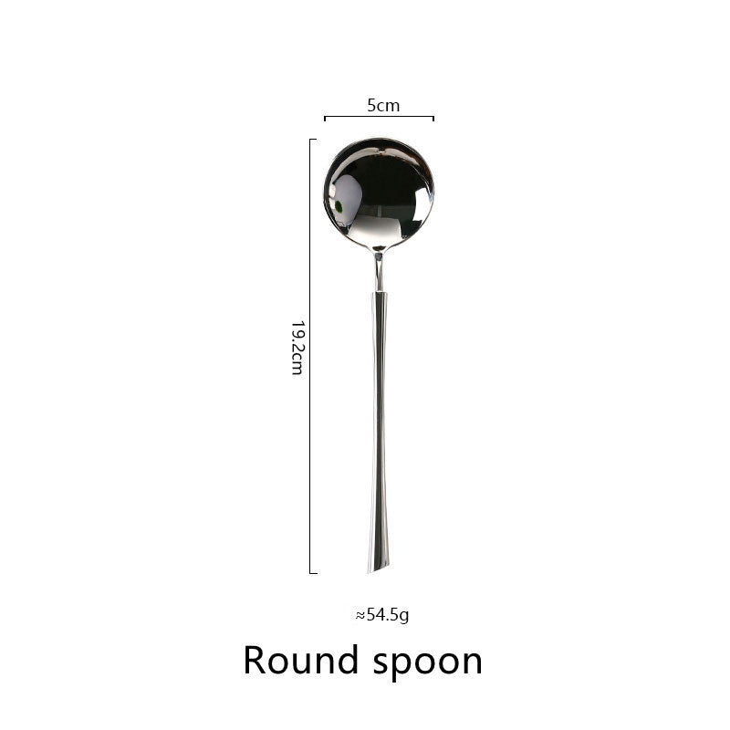 Silver Stainless Steel Western Cutlery Set