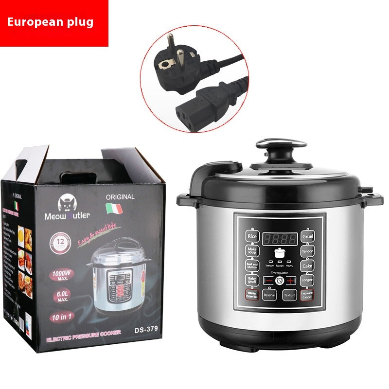 5L Multi-Function Pressure Rice Cooker With Timer Household