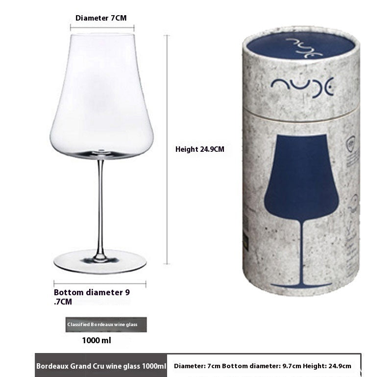 Ultra Thin Crystal European Style Goblet Large Stemware Glass