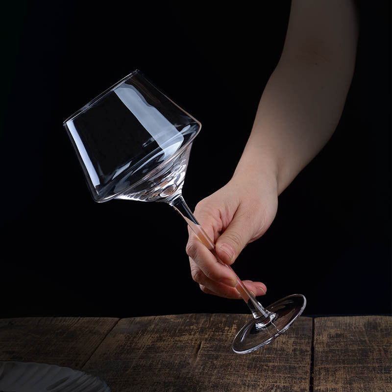 Crystal Glass Creative Golden Trim Elegant Drinking Glass