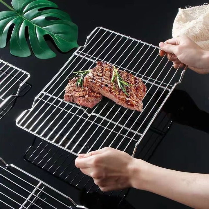Stainless Steel Draining Rack Oil Skimming Grill Net