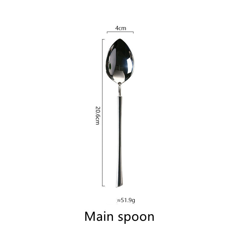 Silver Stainless Steel Western Cutlery Set