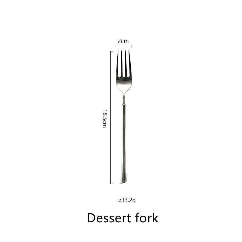 Silver Stainless Steel Western Cutlery Set